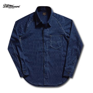 7644C 9os WABASH INDIGO DELUXEWARE デラックスウエアシャツ長袖の画像