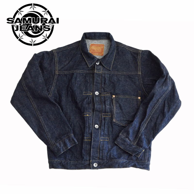 S0555VX2 零17oz大戦タイプGジャン S0555VXII SAMURAIJEANS サムライジーンズデニムジャケット Gジャンの画像