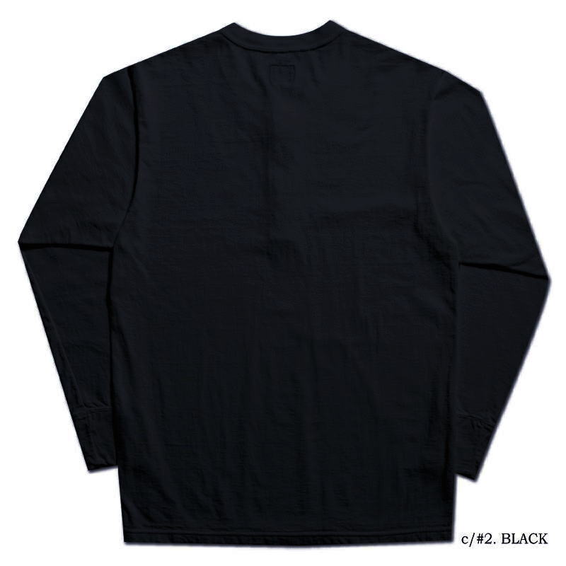 SPINNER.L BK WORKER HENLEY NECK SPINNERL DELUXEWARE デラックスウエア DALEE'S ダリーズヘンリーネック長袖Tシャツの画像