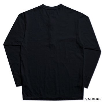SPINNER.L BK WORKER HENLEY NECK SPINNERL DELUXEWARE デラックスウエア DALEE'S ダリーズヘンリーネック長袖Tシャツの画像