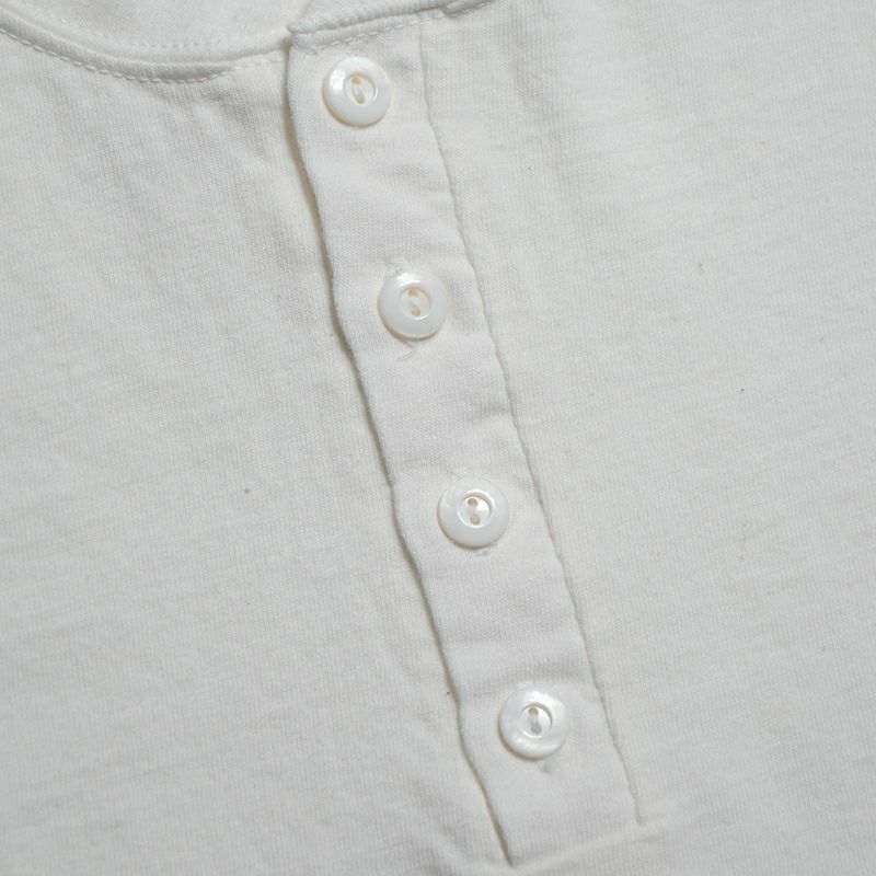 SPINNER.L WH WORKER HENLEY NECK SPINNERL DELUXEWARE デラックスウエア DALEE'S ダリーズヘンリーネック長袖Tシャツの画像