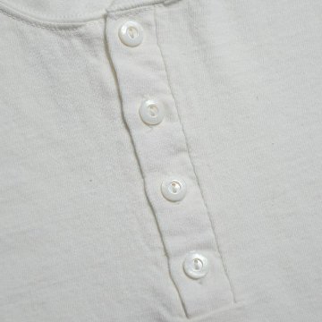 SPINNER.L WH WORKER HENLEY NECK SPINNERL DELUXEWARE デラックスウエア DALEE'S ダリーズヘンリーネック長袖Tシャツの画像