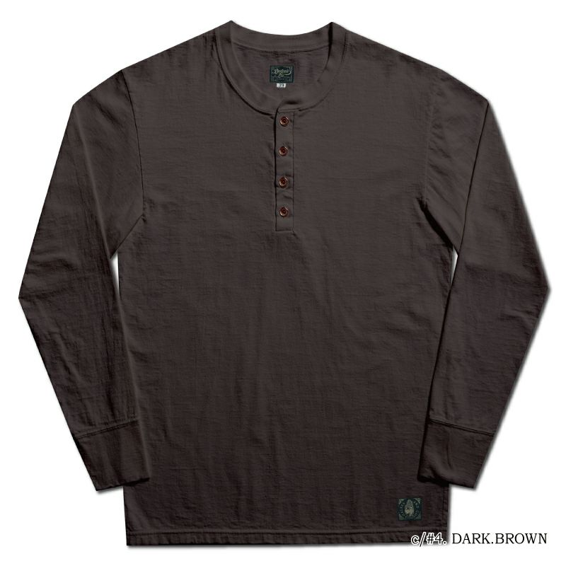 SPINNER.L DB WORKER HENLEY NECK SPINNERL DELUXEWARE デラックスウエア DALEE'S ダリーズヘンリーネック長袖Tシャツの画像