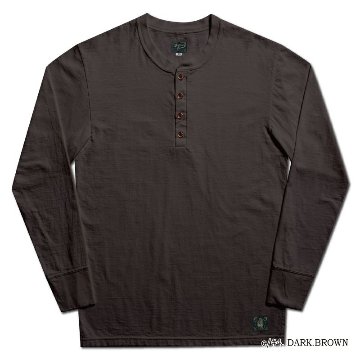 SPINNER.L DB WORKER HENLEY NECK SPINNERL DELUXEWARE デラックスウエア DALEE'S ダリーズヘンリーネック長袖Tシャツの画像