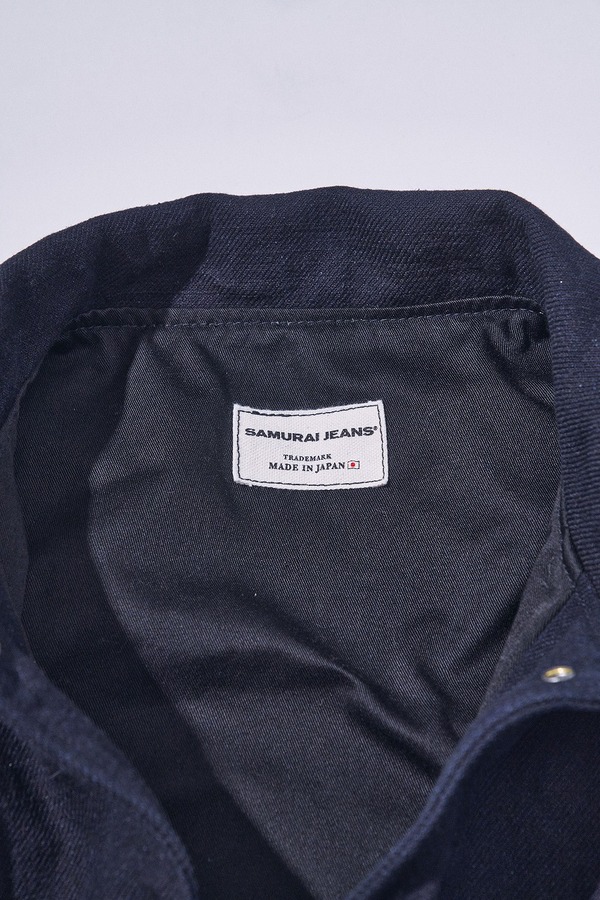 先行予約受付中！S100STA26-BOB ブラックオンブルーネルスタジアムジャケット S100STA26BOB SAMURAIJEANS サムライジーンズジャケットの画像