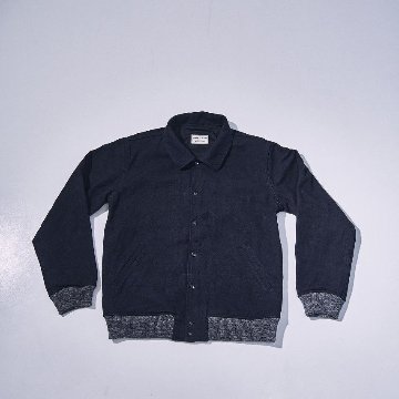 先行予約受付中！S100STA26-BOB ブラックオンブルーネルスタジアムジャケット S100STA26BOB SAMURAIJEANS サムライジーンズジャケットの画像