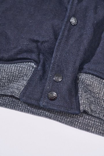 先行予約受付中！S100STA26-BOB ブラックオンブルーネルスタジアムジャケット S100STA26BOB SAMURAIJEANS サムライジーンズジャケットの画像