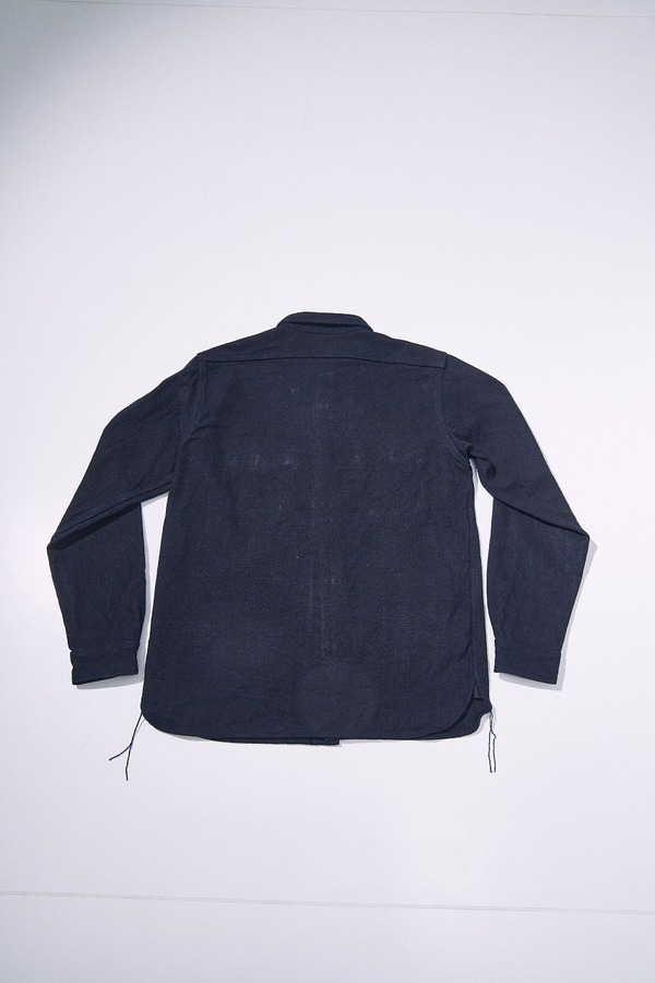 先行予約受付中！SJCPO26-BOB ブラックオンブルーネルCPOシャツ SJCPO26BOB SAMURAIJEANS サムライジーンズシャツ 長袖シャツの画像