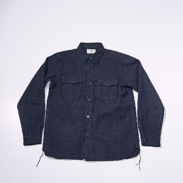 先行予約受付中！SJCPO26-BOB ブラックオンブルーネルCPOシャツ SJCPO26BOB SAMURAIJEANS サムライジーンズシャツ 長袖シャツの画像