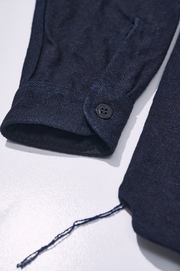先行予約受付中！SJCPO26-BOB ブラックオンブルーネルCPOシャツ SJCPO26BOB SAMURAIJEANS サムライジーンズシャツ 長袖シャツの画像