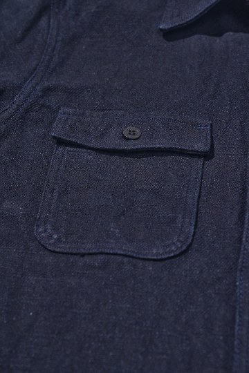 先行予約受付中！SJCPO26-BOB ブラックオンブルーネルCPOシャツ SJCPO26BOB SAMURAIJEANS サムライジーンズシャツ 長袖シャツの画像