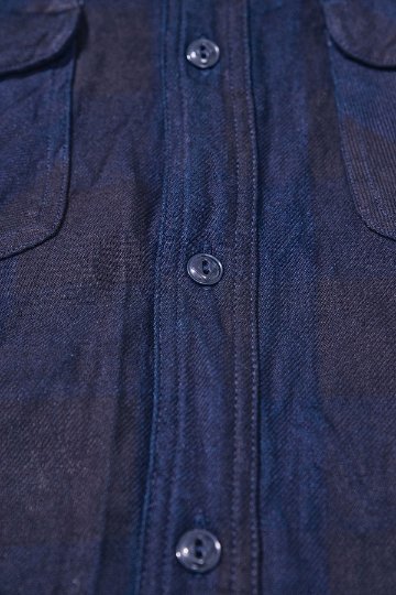 先行予約受付中！SSS26-BOB ブラックオンブルーブロックチェックシャツ SSS26BOB SAMURAIJEANS サムライジーンズシャツ 長袖シャツの画像