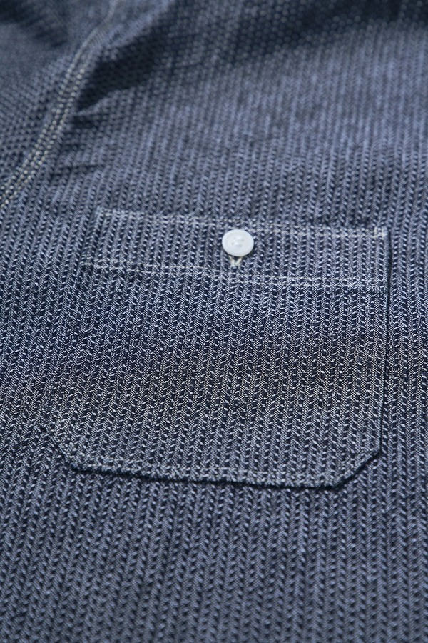 先行予約受付中！SJCBS26-BOB ブラックオンブルー刺し子シャンブレーシャツ SJCBS26BOB SAMURAIJEANS サムライジーンズシャツ 長袖シャツの画像
