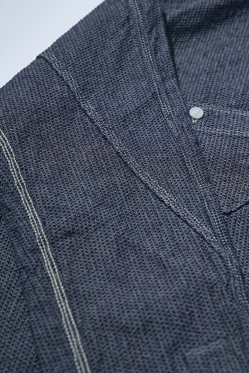 先行予約受付中！SJCBS26-BOB ブラックオンブルー刺し子シャンブレーシャツ SJCBS26BOB SAMURAIJEANS サムライジーンズシャツ 長袖シャツの画像