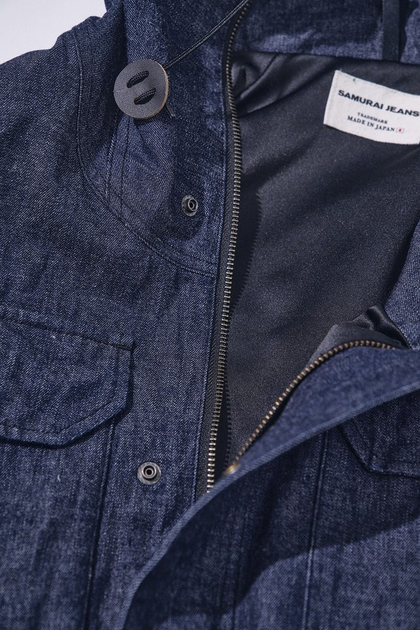 先行予約受付中！SJMPK26-D デニムマウンテンパーカー SJMPK26D SAMURAIJEANS サムライジーンズジャケットの画像