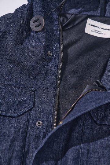 先行予約受付中！SJMPK26-D デニムマウンテンパーカー SJMPK26D SAMURAIJEANS サムライジーンズジャケットの画像