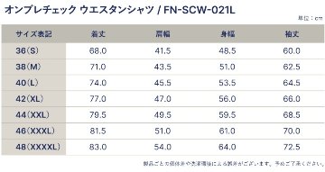 FN-SCW-021L オンブレチェックウエスタンシャツ FNSCW021L FLATHEAD フラットヘッドウエスタンシャツシャツの画像