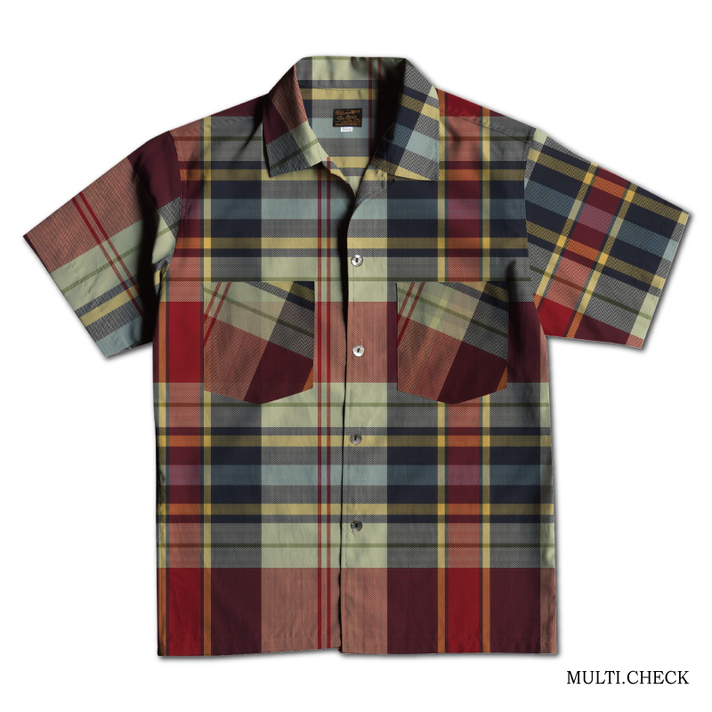 LV-35S 1960s S/S CHECK SHIRT LV35S DELUXEWARE デラックスウエア半袖シャツ シャツ半袖の画像