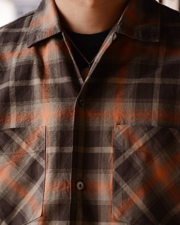 LV-35S 1960s S/S CHECK SHIRT LV35S DELUXEWARE デラックスウエア半袖シャツ シャツ半袖の画像