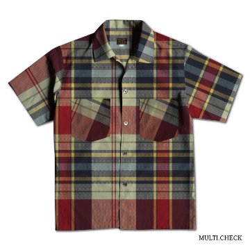 LV-35S 1960s S/S CHECK SHIRT LV35S DELUXEWARE デラックスウエア半袖シャツ シャツ半袖の画像