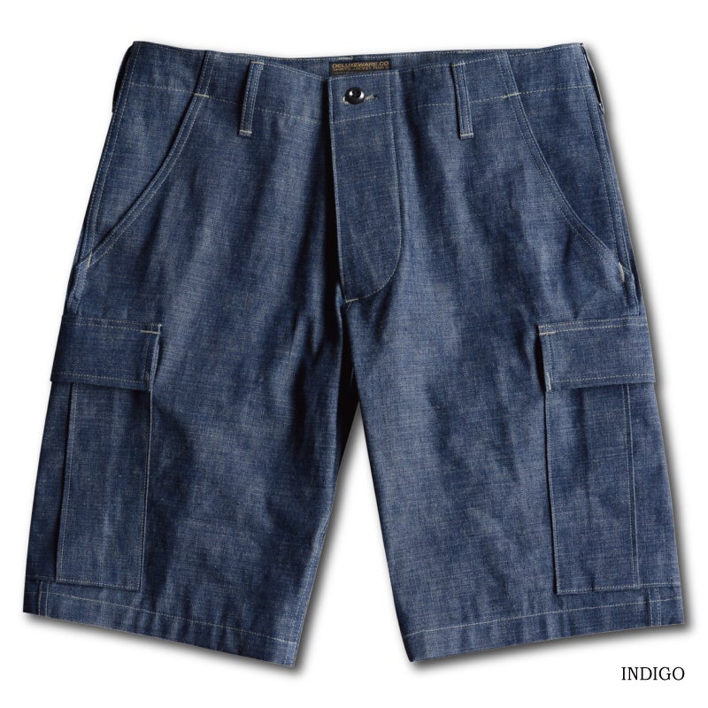 先行予約受付中！DX100I 6POKET SHORT PANTS DELUXEWARE デラックスウエアショートボトム デラックスウエアショートパンツ 短パン ハーフパンツ ワークショートパンツの画像