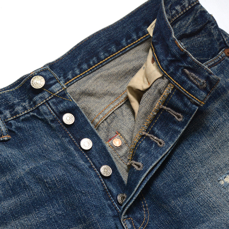 DX5015-RE REMAKE 15OZ JEANS DELUXEWARE デラックスウエアデニムジーンズ DX5015RE ダメージジーンズの画像