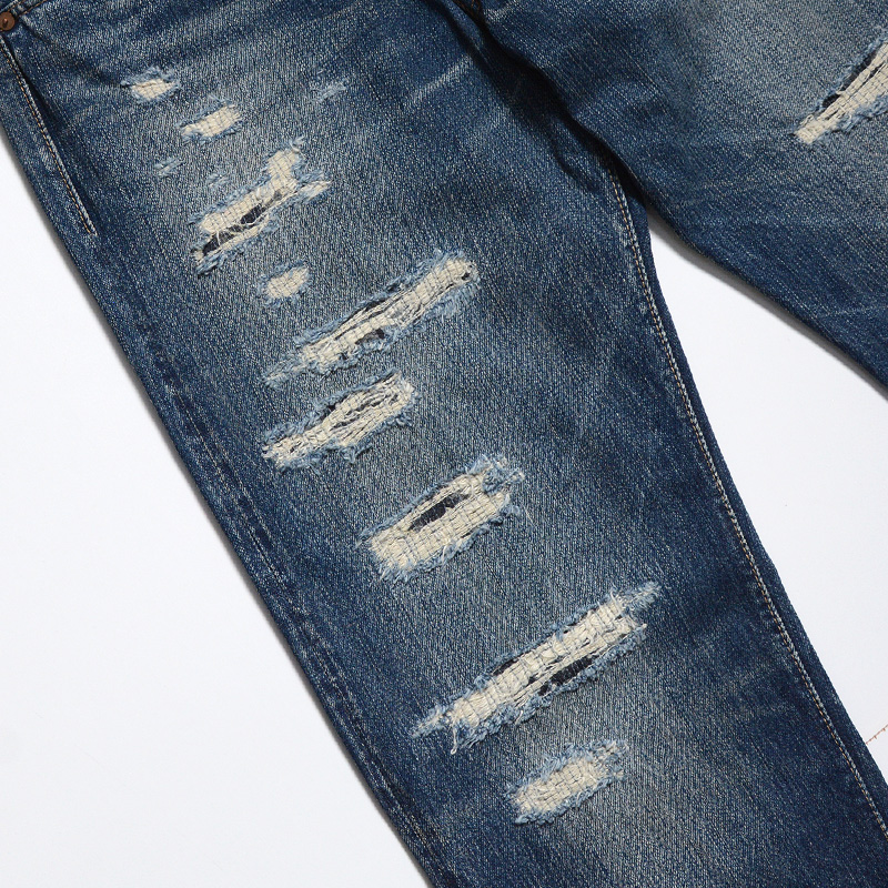 DX5015-RE REMAKE 15OZ JEANS DELUXEWARE デラックスウエアデニムジーンズ DX5015RE ダメージジーンズの画像