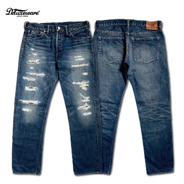 DX5015-RE REMAKE 15OZ JEANS DELUXEWARE デラックスウエアデニムジーンズ DX5015RE ダメージジーンズの画像