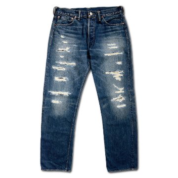 DX5015-RE REMAKE 15OZ JEANS DELUXEWARE デラックスウエアデニムジーンズ DX5015RE ダメージジーンズの画像