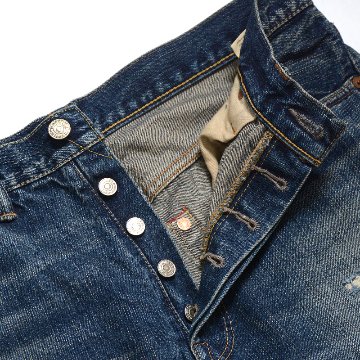 DX5015-RE REMAKE 15OZ JEANS DELUXEWARE デラックスウエアデニムジーンズ DX5015RE ダメージジーンズの画像