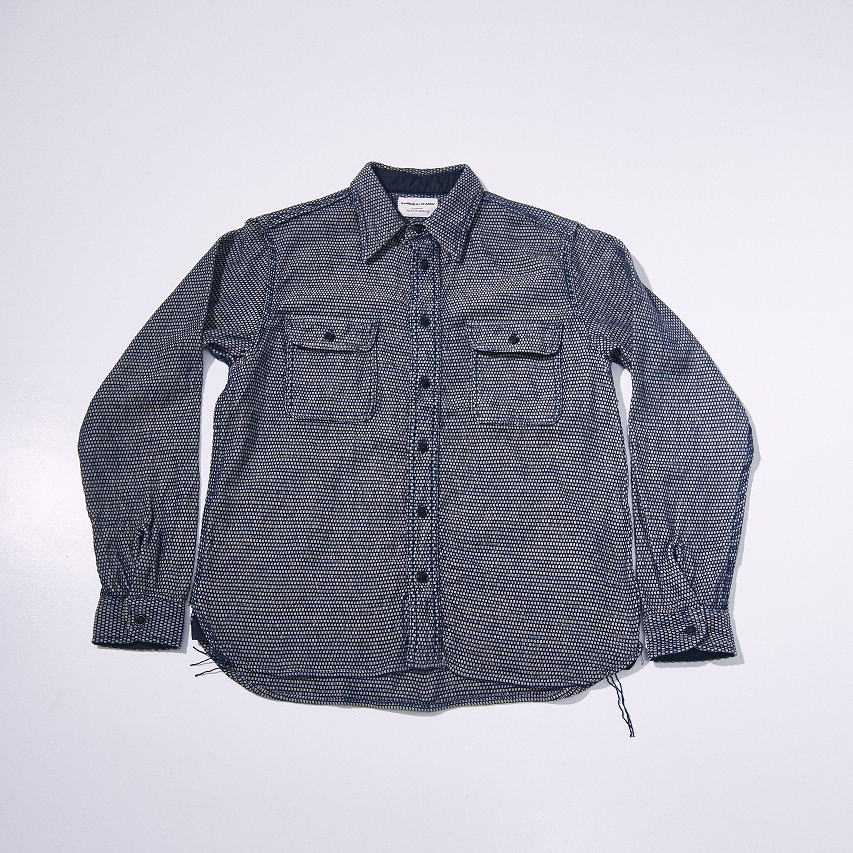 先行予約受付中！SSS26-NRS 野良着刺し子ワークシャツ SSS26NRS SAMURAIJEANS サムライジーンズシャツ 長袖シャツの画像