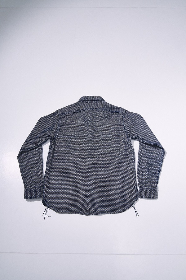 先行予約受付中！SSS26-NRS 野良着刺し子ワークシャツ SSS26NRS SAMURAIJEANS サムライジーンズシャツ 長袖シャツの画像