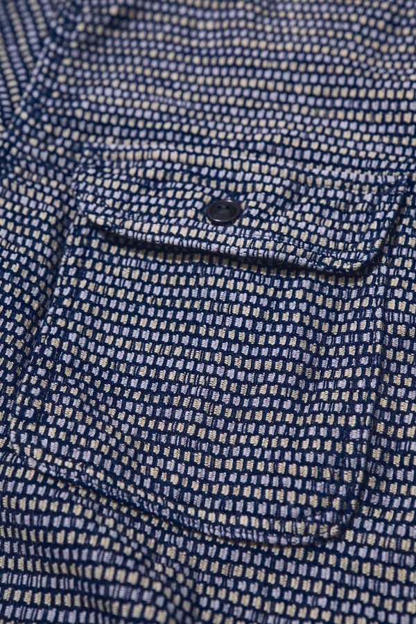 先行予約受付中！SSS26-NRS 野良着刺し子ワークシャツ SSS26NRS SAMURAIJEANS サムライジーンズシャツ 長袖シャツの画像