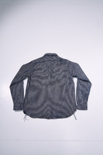 先行予約受付中！SSS26-NRS 野良着刺し子ワークシャツ SSS26NRS SAMURAIJEANS サムライジーンズシャツ 長袖シャツの画像