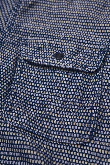 先行予約受付中！SSS26-NRS 野良着刺し子ワークシャツ SSS26NRS SAMURAIJEANS サムライジーンズシャツ 長袖シャツの画像