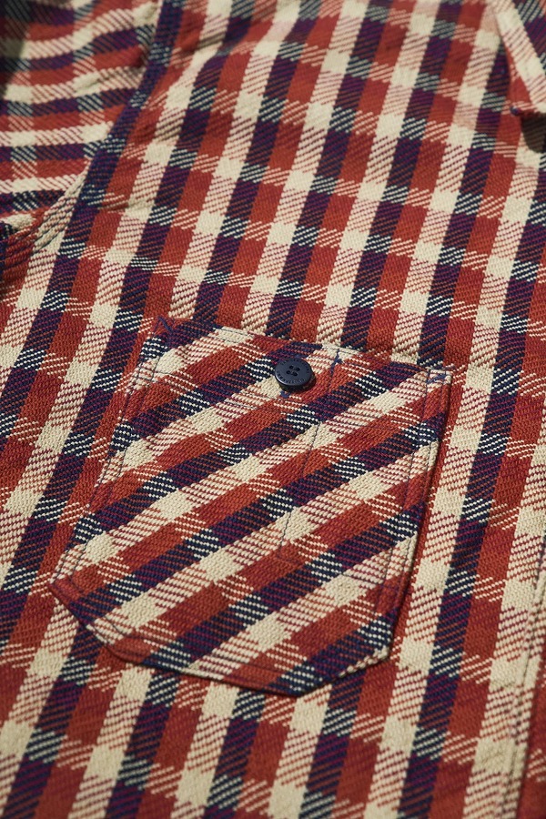 先行予約受付中！SIN26-01 ロープインディゴヘビーネルワークシャツ SIN26-01 SAMURAIJEANS サムライジーンズシャツ 長袖シャツの画像
