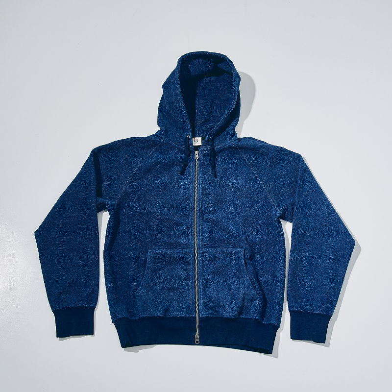 先行予約受付中！SIS26-102 ID インディゴ起毛スウェットジップパーカー SIS26102 SAMURAIJEANS サムライジーンズスウェット サムライジーンズスエット パーカーの画像