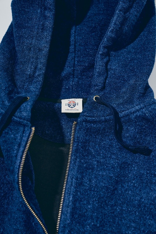 先行予約受付中！SIS26-102 ID インディゴ起毛スウェットジップパーカー SIS26102 SAMURAIJEANS サムライジーンズスウェット サムライジーンズスエット パーカーの画像