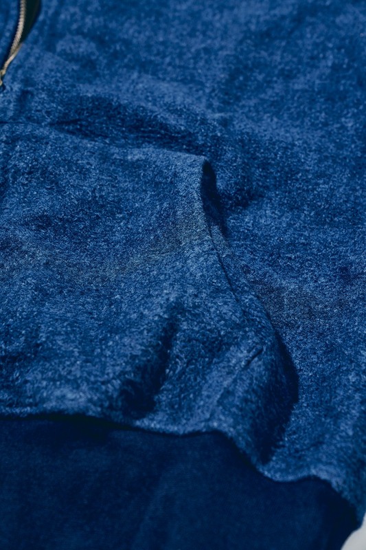 先行予約受付中！SIS26-102 ID インディゴ起毛スウェットジップパーカー SIS26102 SAMURAIJEANS サムライジーンズスウェット サムライジーンズスエット パーカーの画像