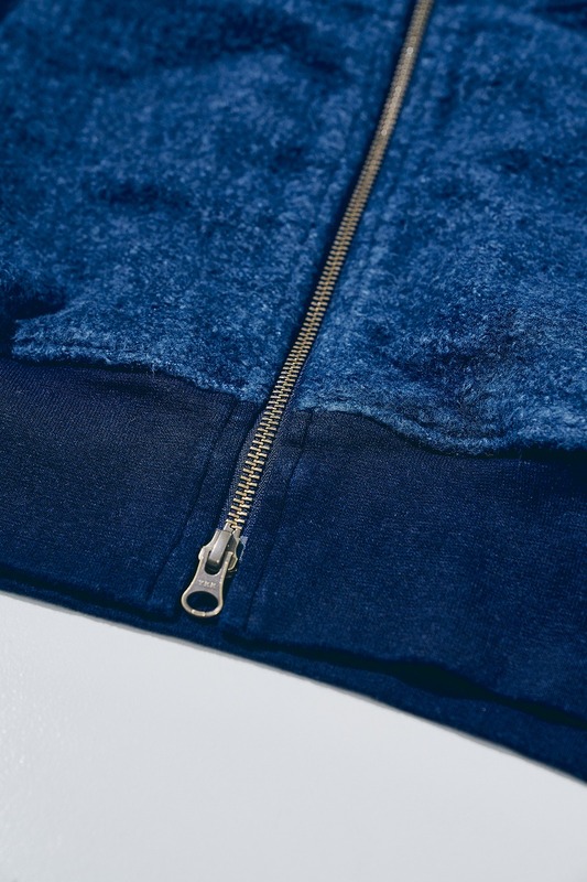 先行予約受付中！SIS26-102 ID インディゴ起毛スウェットジップパーカー SIS26102 SAMURAIJEANS サムライジーンズスウェット サムライジーンズスエット パーカーの画像