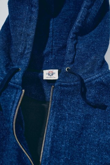 先行予約受付中！SIS26-102 ID インディゴ起毛スウェットジップパーカー SIS26102 SAMURAIJEANS サムライジーンズスウェット サムライジーンズスエット パーカーの画像