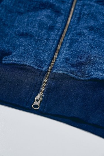 先行予約受付中！SIS26-102 ID インディゴ起毛スウェットジップパーカー SIS26102 SAMURAIJEANS サムライジーンズスウェット サムライジーンズスエット パーカーの画像