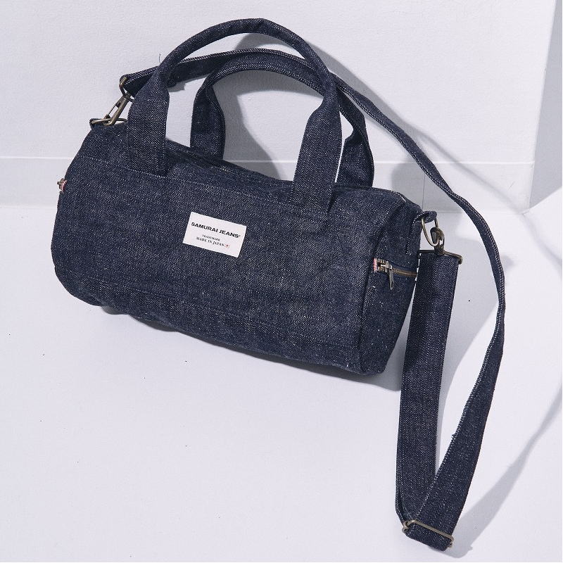先行予約受付中！SJDLB26 デニムドラムバッグ SAMURAIJEANS サムライジーンズバッグ サムライジーンズバック 鞄の画像