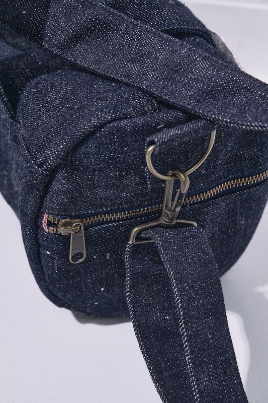 先行予約受付中！SJDLB26 デニムドラムバッグ SAMURAIJEANS サムライジーンズバッグ サムライジーンズバック 鞄の画像