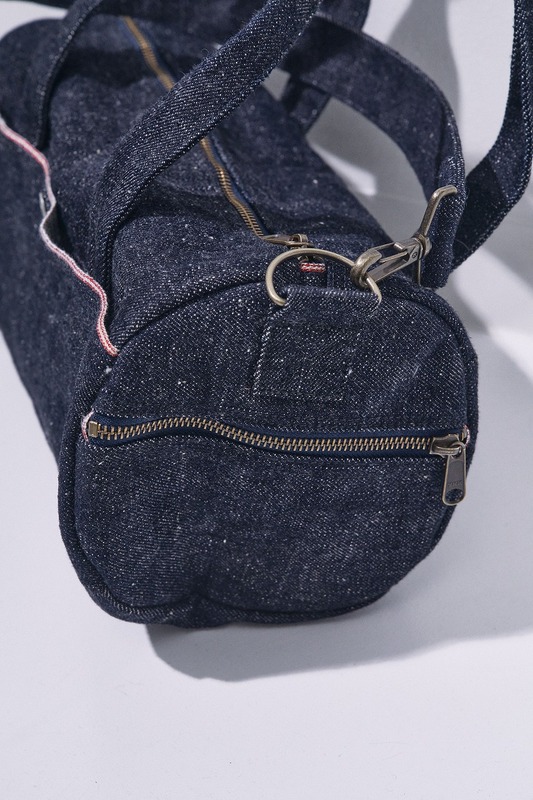 先行予約受付中！SJDLB26 デニムドラムバッグ SAMURAIJEANS サムライジーンズバッグ サムライジーンズバック 鞄の画像