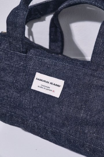 先行予約受付中！SJDLB26 デニムドラムバッグ SAMURAIJEANS サムライジーンズバッグ サムライジーンズバック 鞄の画像