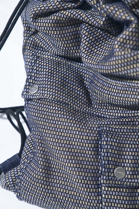 SJDB26-NRS 野良着刺し子ナップザック SJDB26NRS SAMURAIJEANS サムライジーンズバッグ サムライジーンズバック 鞄の画像