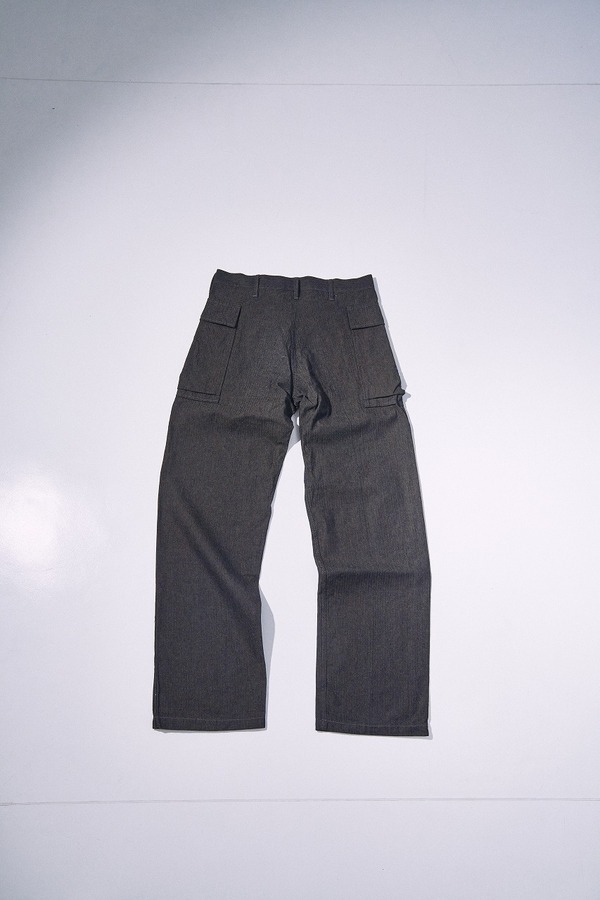 先行予約受付中！SJAP26-BOB ブラックオンブルーへリンボーンアーミーパンツ SJAP26BOB SAMURAIJEANS サムライジーンズデニムジーンズの画像
