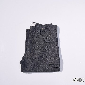 先行予約受付中！SJAP26-BOB ブラックオンブルーへリンボーンアーミーパンツ SJAP26BOB SAMURAIJEANS サムライジーンズデニムジーンズの画像
