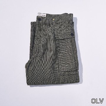 先行予約受付中！SJAP26-BOB ブラックオンブルーへリンボーンアーミーパンツ SJAP26BOB SAMURAIJEANS サムライジーンズデニムジーンズの画像